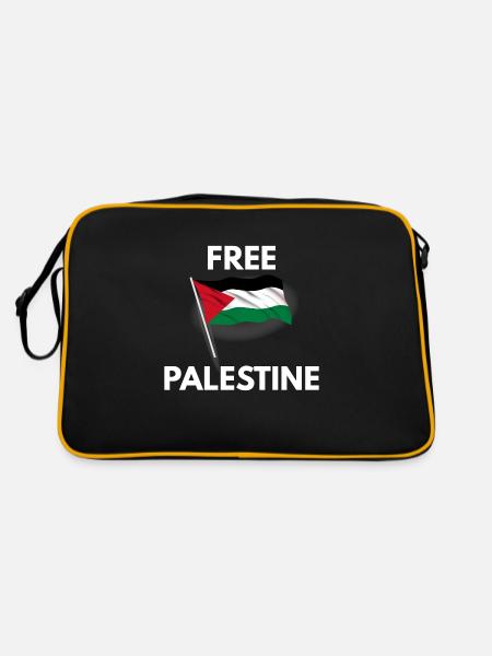Libérer la Palestine - Sac Retro - noir/or