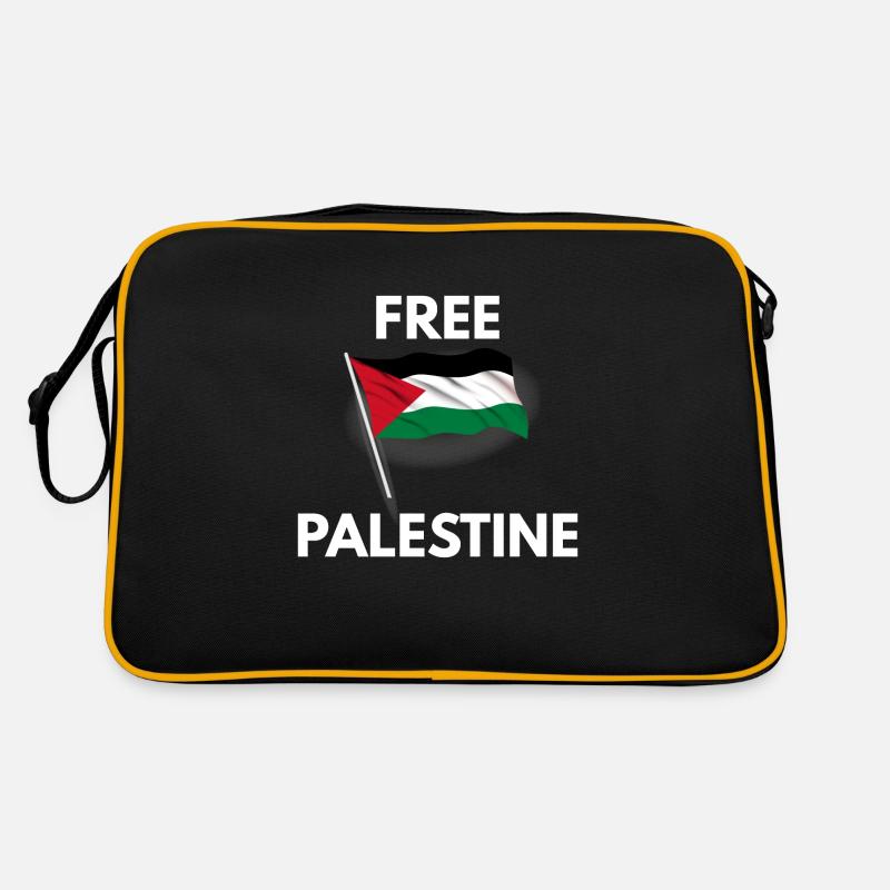 Free Palestine Retro Bag