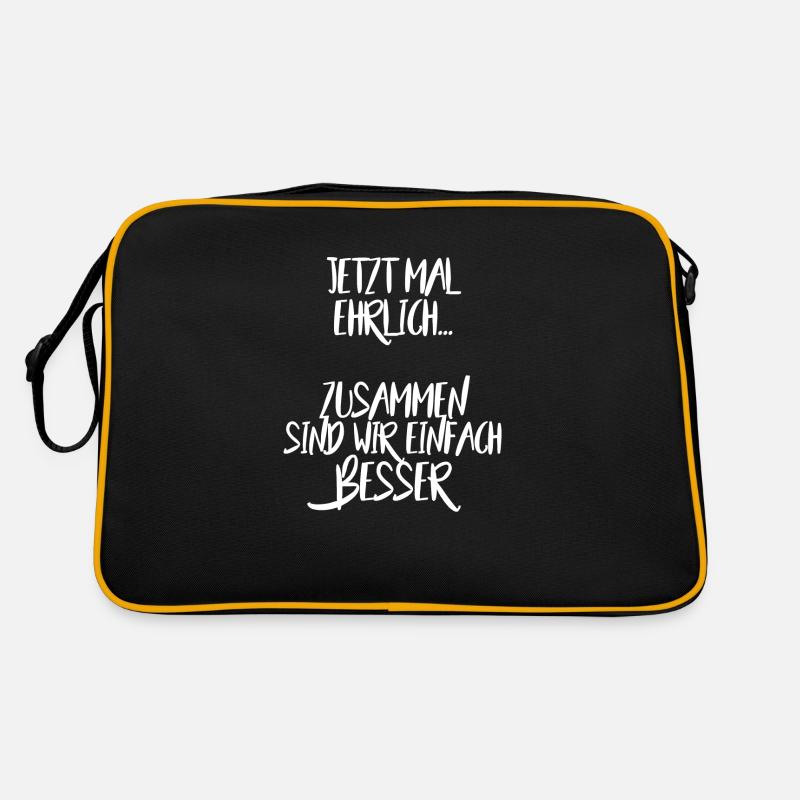 Jetzt mal ehrlich | Geschenk | Geburtstag - W2 Retro Tasche