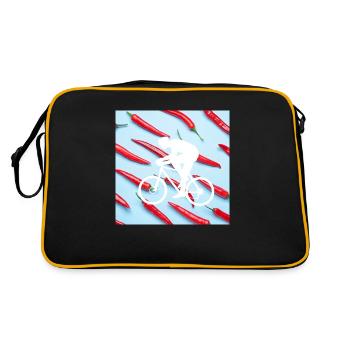 sharp circle - Retro Bag - black/gold - Back