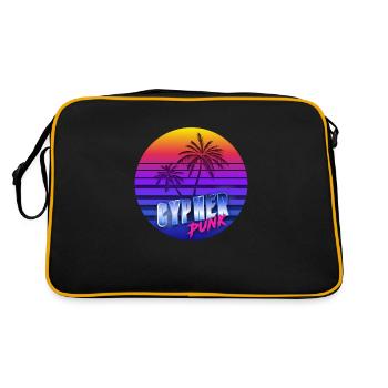 Cypherpunk - Retro Bag - black/gold - Back