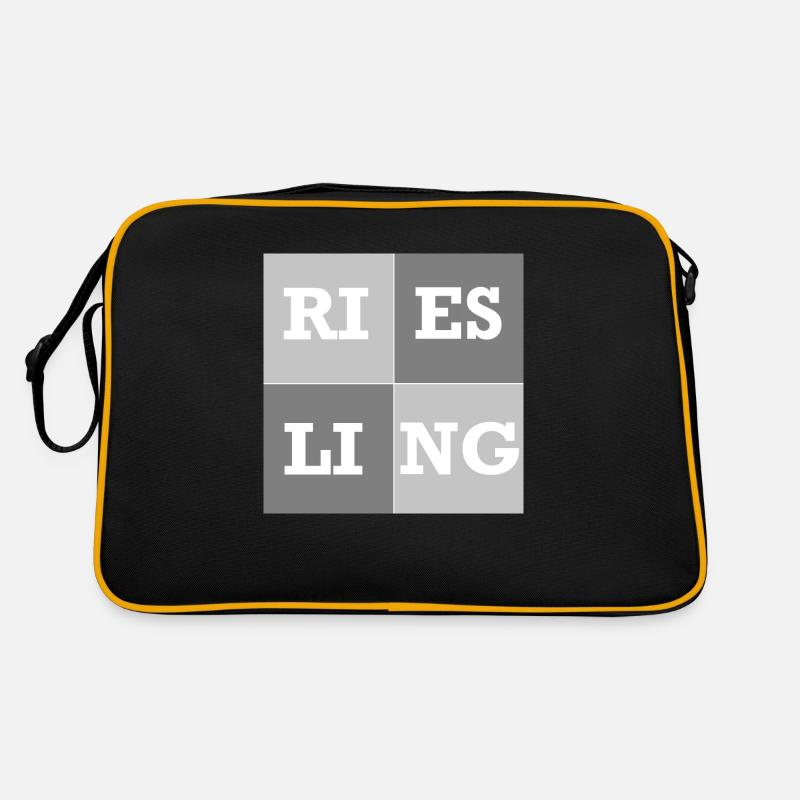 Riesling grau Retro Tasche