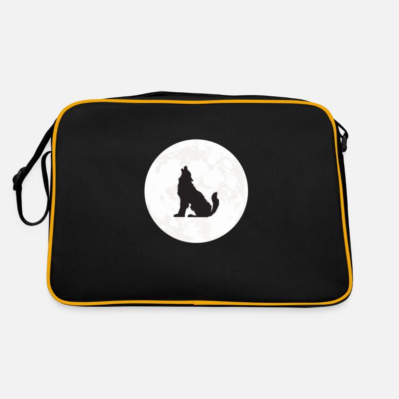 Wolf Moon Werewolf Full Moon Retro Bag