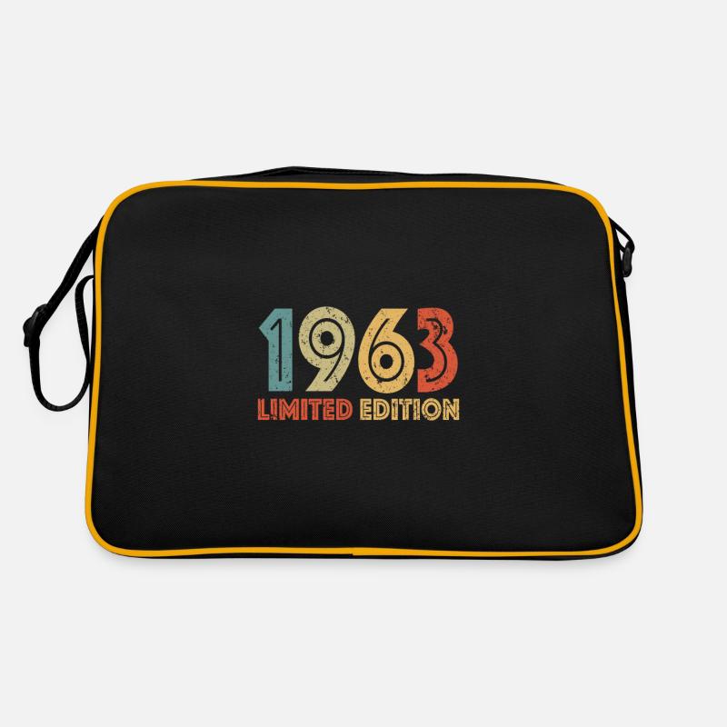 Limited Edition 1963 - Retro Tasche - Schwarz/Gold