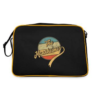 The Mannheimer - Retro Tasche - Schwarz/Gold - Hinten