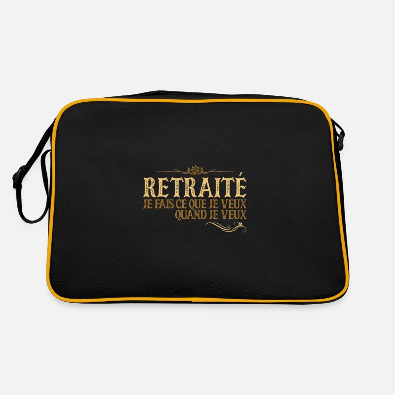 Retraité, je fais ce que je veux Retro Tasche