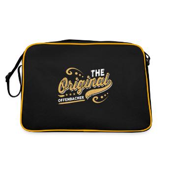 The original Offenbacher - Retro Tasche - Schwarz/Gold - Hinten