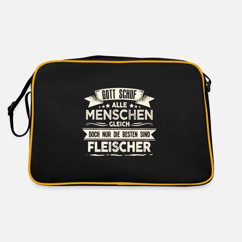 Fleischer Fleisch Retro Tasche
