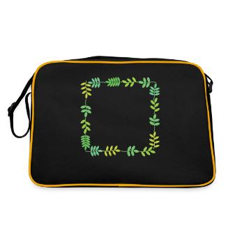 Frame with sheets - Retro Bag - black/gold - Back