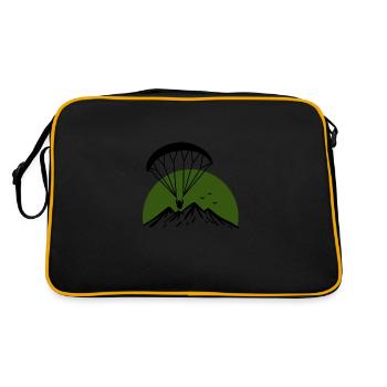 Paramotoring Rétro Design - Sac Retro - noir/or - Dos