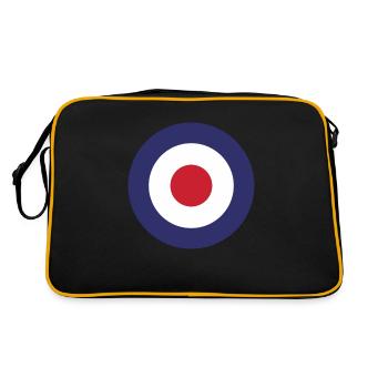 England Flag Round Target - Retro Bag - black/gold - Back