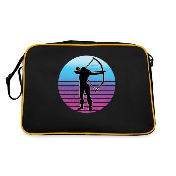 Tir à l’arc Archer Target Sport - Sac Retro - noir/or - Dos