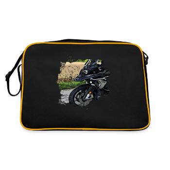 Adventure Bike - Retro Bag - black/gold - Back