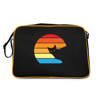 Retro Cat - Retro Bag - black/gold - Back