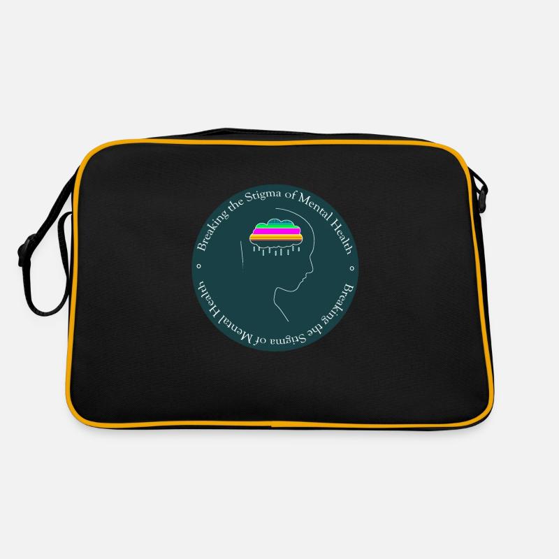 Das Stigma der psychischen Gesundheit durchbrechen Retro Tasche