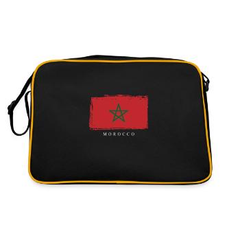 Maroc Marokko - Sac Retro - noir/or - Dos
