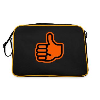 Thumbs up - Retro Bag - black/gold - Back