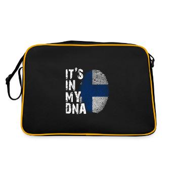 C’est dans mon ADN Finlande Finlande - Sac Retro - noir/or - Dos