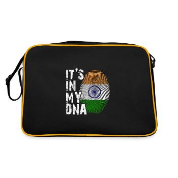 C’est dans mon ADN India Indien - Sac Retro - noir/or - Dos