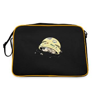 Casque Rock CLimbing avec un chiot - Sac Retro - noir/or - Dos
