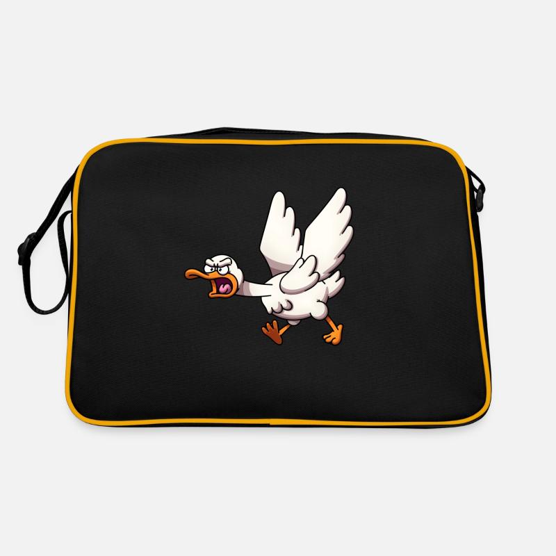 Attacking Goose Retro Bag