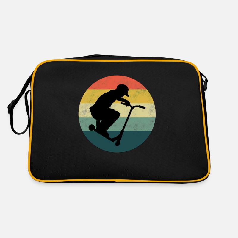 Stunt Scooter Kinder Retro Stuntroller Tretroller Retro Tasche