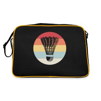 Shuttlecock - Retro Bag - black/gold - Back