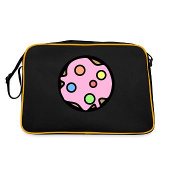 Biscuit - Retro Bag - black/gold - Back