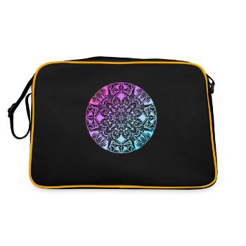 Mandala - Retro Bag - black/gold - Back