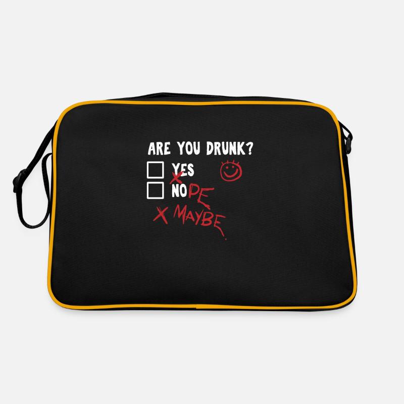 Sind Sie betrunken? Retro Tasche