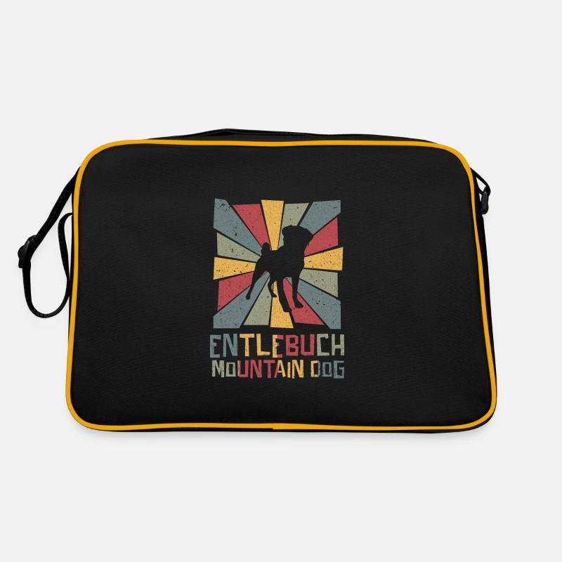 Vintage Entlebucher sennenhund Retro Tasche