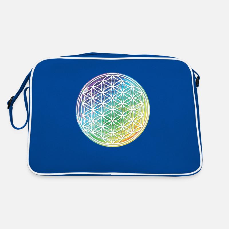 Fleur de Vie Rainbow Idée Cadeau 005-034 Sac Retro