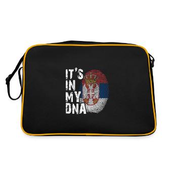 C’est dans mon ADN Serbie Serbien - Sac Retro - noir/or - Dos