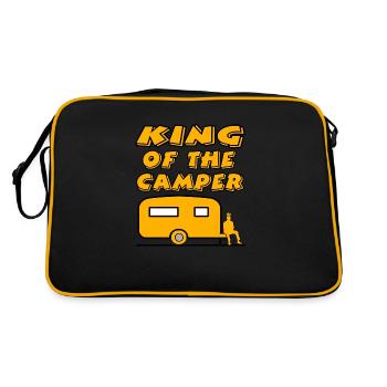 Campeur - Sac Retro - noir/or - Dos