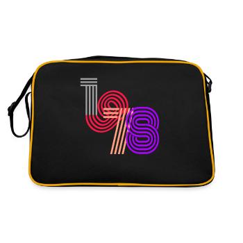 1978 - Sac Retro - noir/or - Dos