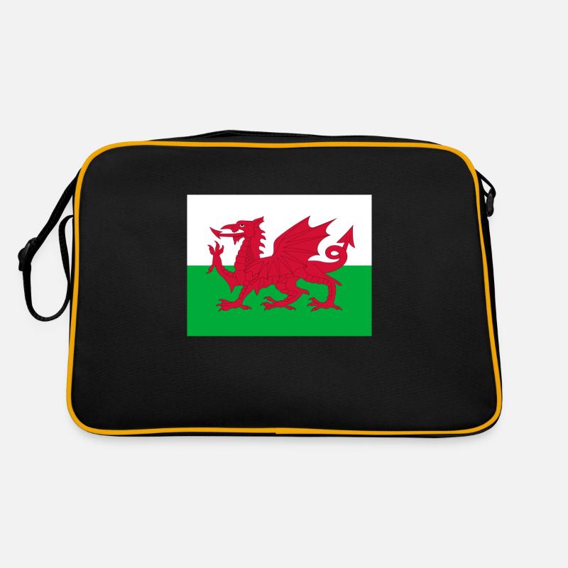 Drapeau du Pays de Galles Sac Retro