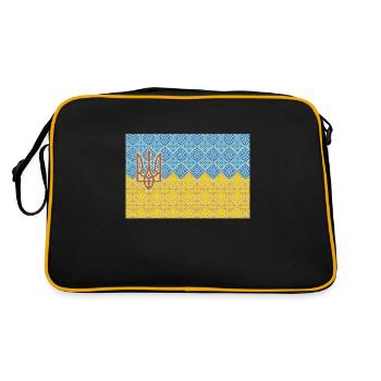 Ukraine - Sac Retro - noir/or - Dos