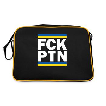 FCK PTN Ukraine Soutien Solidarité - Sac Retro - noir/or - Dos