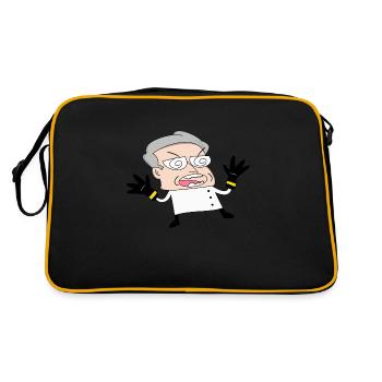 Crazy Scientific - Retro Bag - black/gold - Back