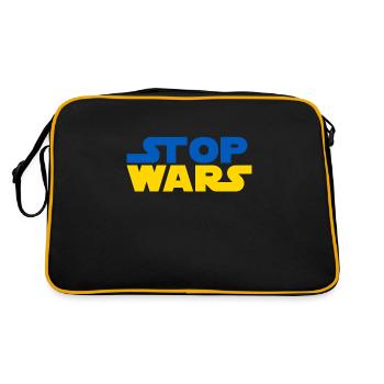 Star Stop Wars - Je suis avec l’Ukraine - Sac Retro - noir/or - Dos