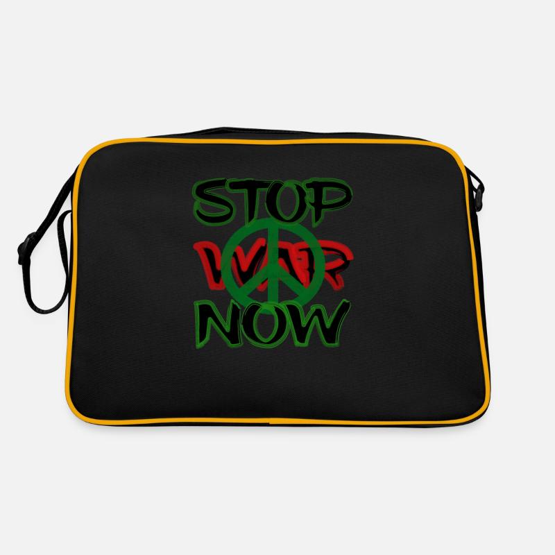 Stop War Now Retro Tasche