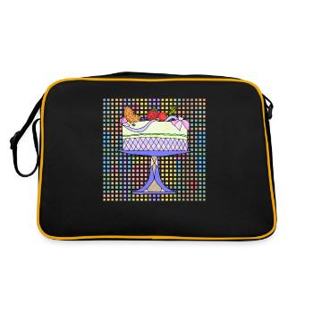 Cake - Retro Bag - black/gold - Back