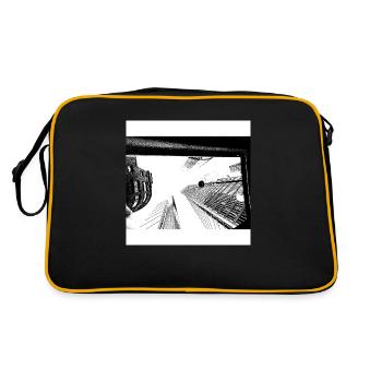 Ville monochrome - Sac Retro - noir/or - Dos