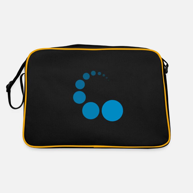 CIRCIRCLE BLAU Retro Tasche