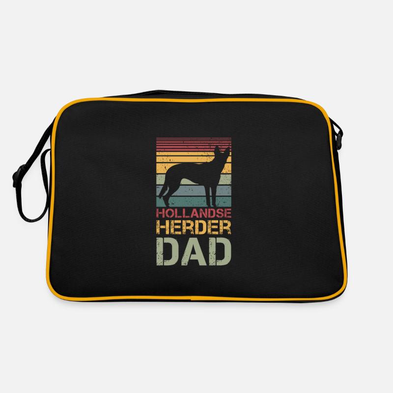 Hollandse Herder Dad Retro Tasche