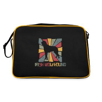 Irish Wolfhound Vintage - Sac Retro - noir/or - Dos