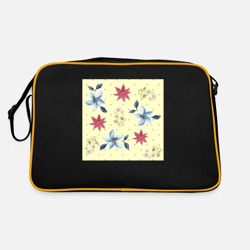 Fleur - Sac Retro - noir/or