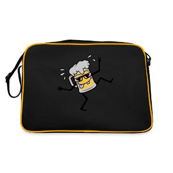 Dancing Cool Party Bière - Sac Retro - noir/or - Dos