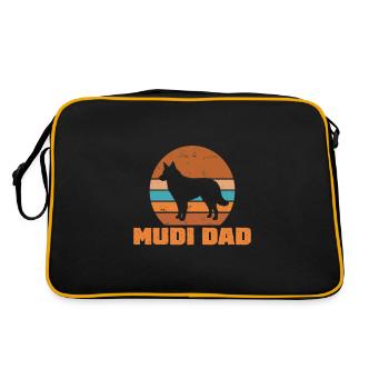 Mudi Papa - Sac Retro - noir/or - Dos