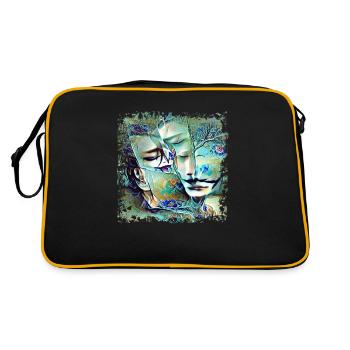 Toujours dormir l’amour - Sac Retro - noir/or - Dos